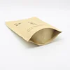 Factory wholesale custom kraft paper valve bag bags for chai/coffee with clear window