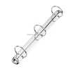A4 metal webstie high quality faux leather 3 ring binder mechanism
