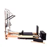 Stainless Steel Half Trapeze Wooden Body Balanced Reformer Pilates bed