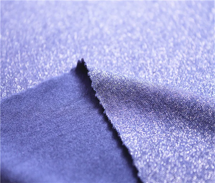 Most Popular Viscose Polyamide Elastane Shining Fabric For Party Dress