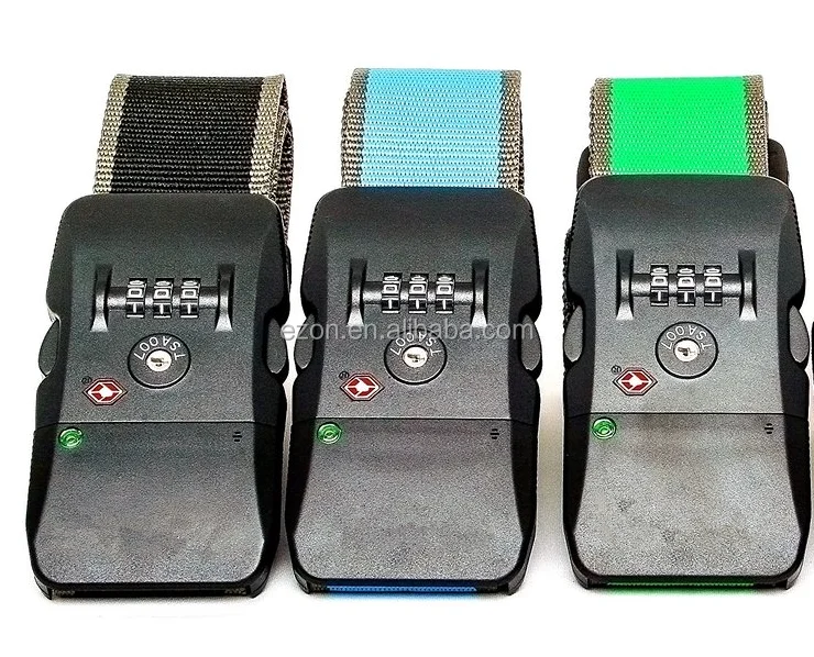 Promotional Travel Luggage Straps With Tsa Lock/smart Bluetooth Tsa