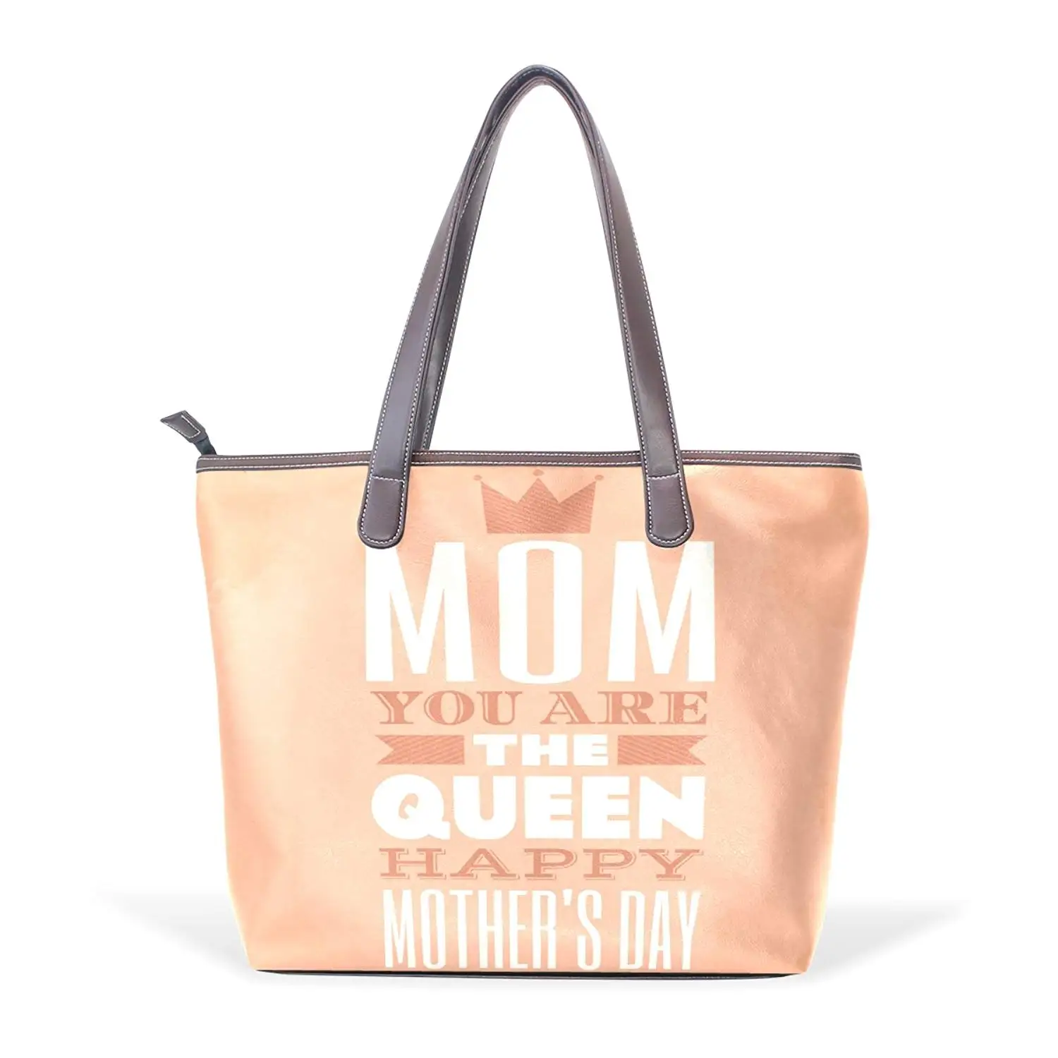 Happy Mothers Day Womens Fashion Large Shoulder Bag Handbag Tote Purse for Lady