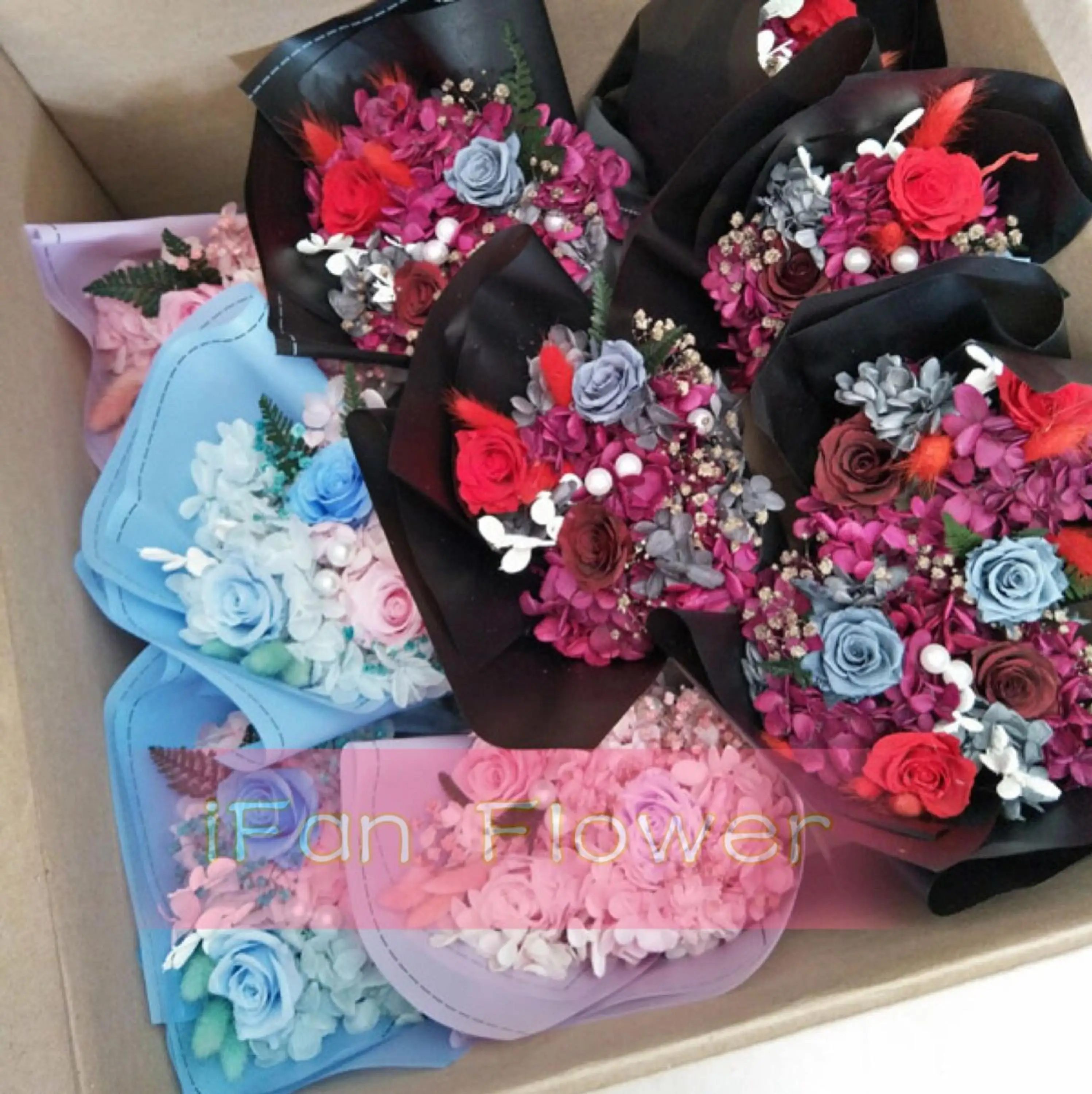 Valentine'day For Girlfriend Flower Bouquet Buy Flower Bouquet