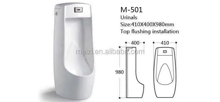 Automatic Reactive flush ceramic stall urinal