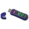 Led display time custom logo usb stick 8GB blue 3d pedometer usb flash drive