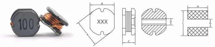 Мм h мм l мм. Индукционная катушка SMD. Контейнер для SMD катушек.