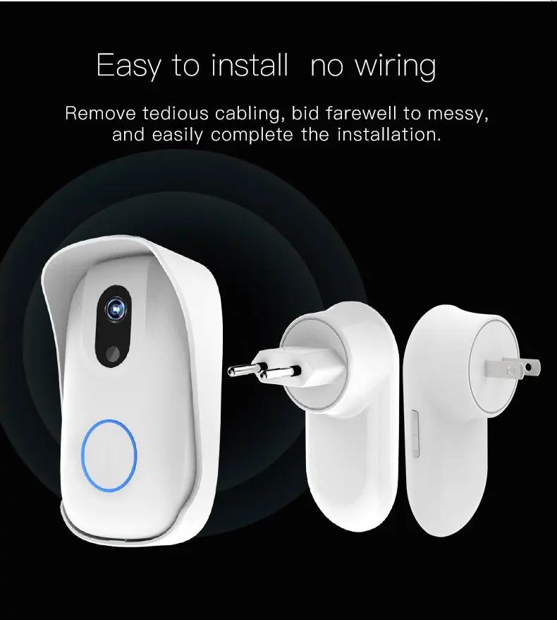 Onvif Wifi Ip Doorbell Long Range Wireless Doorbell Camera Buy