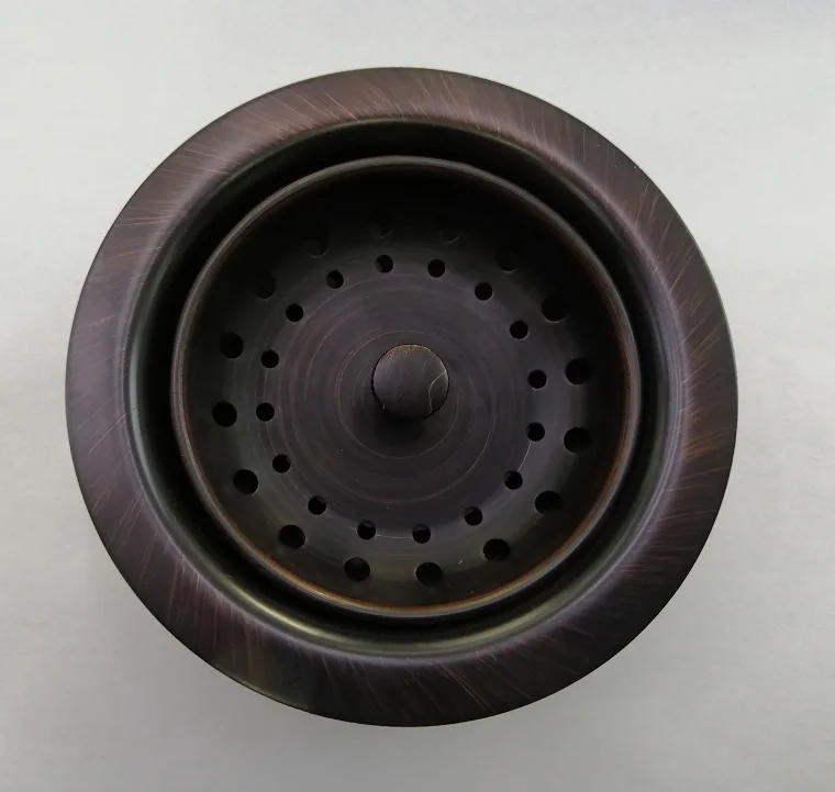 
3.5 inch ORB Stainless Steel Drain Basket Sink Strainer LB-9100-E 