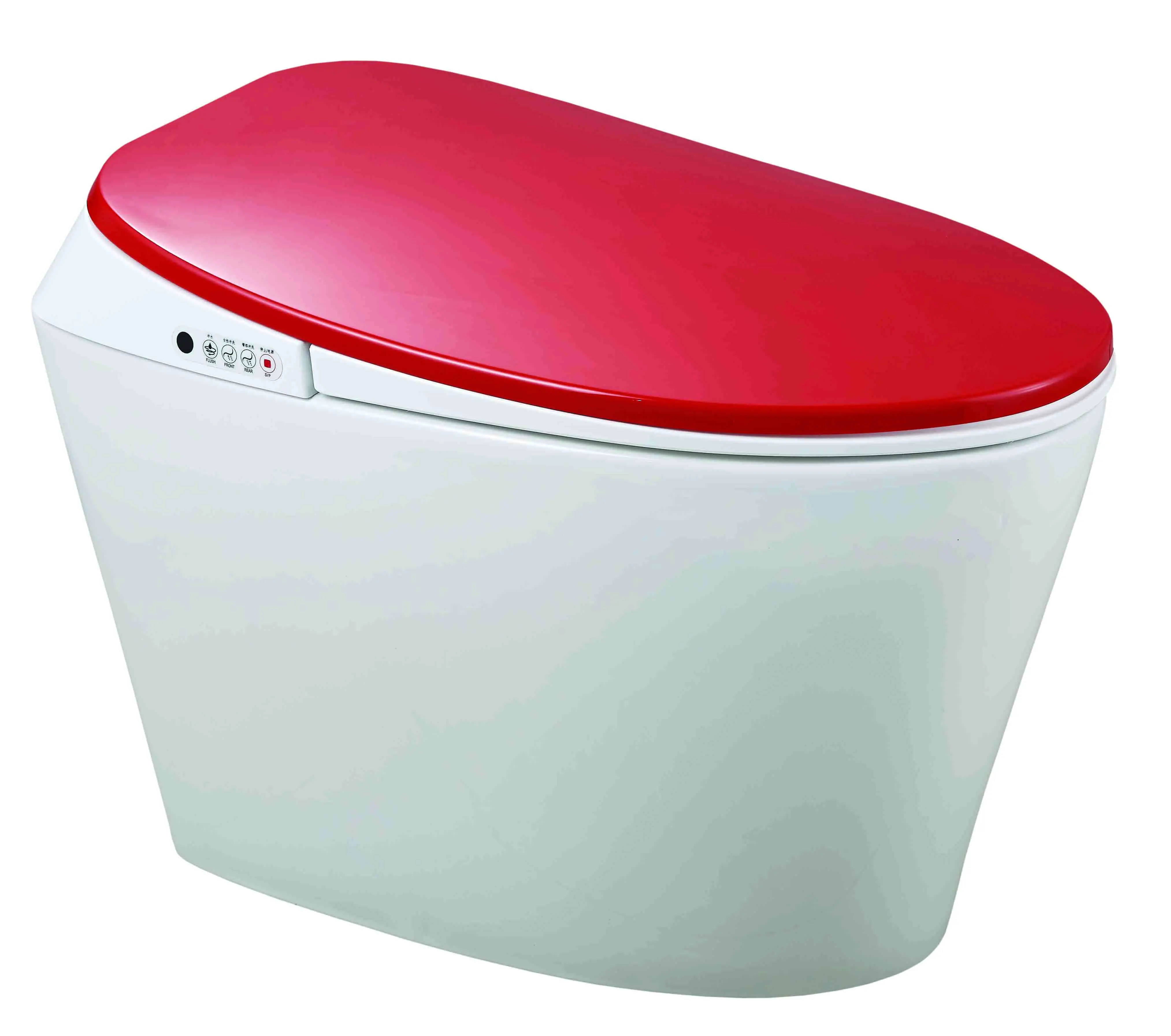 Luxury one piece commode self-cleaning intelligent toilet
