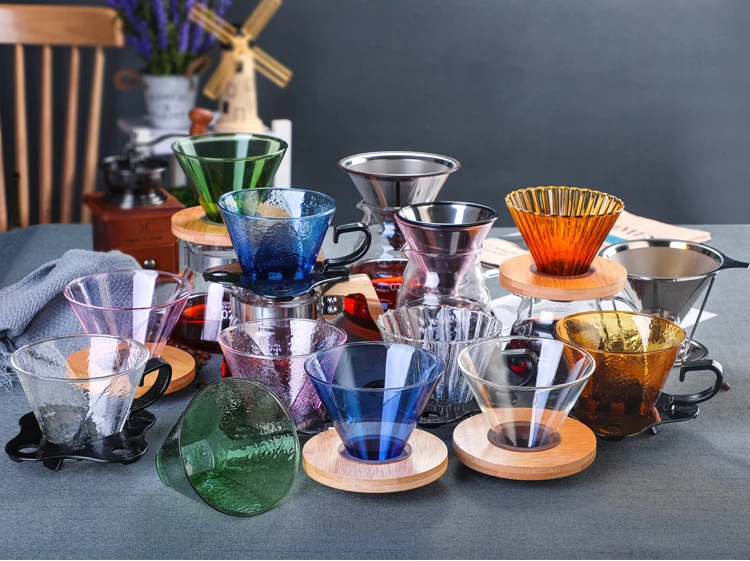 Single Serve Pour Over Coffee Dripper Service Coffee Kettle Hand Drip