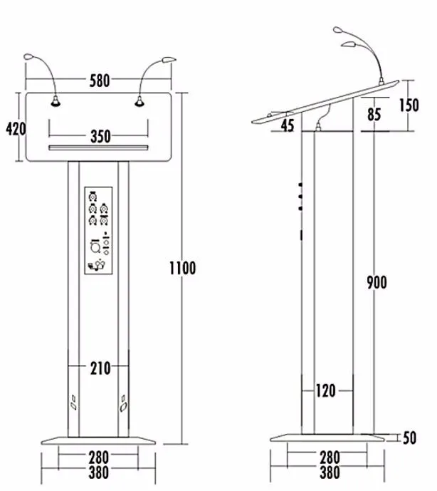 Трибуна оратора. Трибуна для конференц зала 1250*620*520. Трибуна докладчика. Трибуна для выступлений Размеры. Стойка трибуна для докладчика.