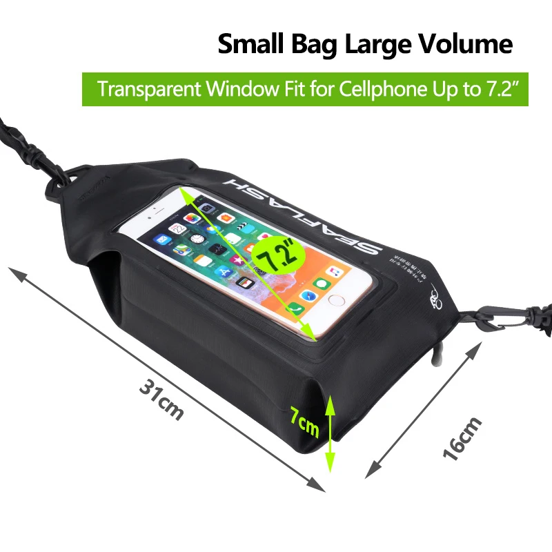 2019 New Design Waterproof Sling Bag Crossbody Shoulder Pack for Outdoor Cycling PVC Shoulder Bag