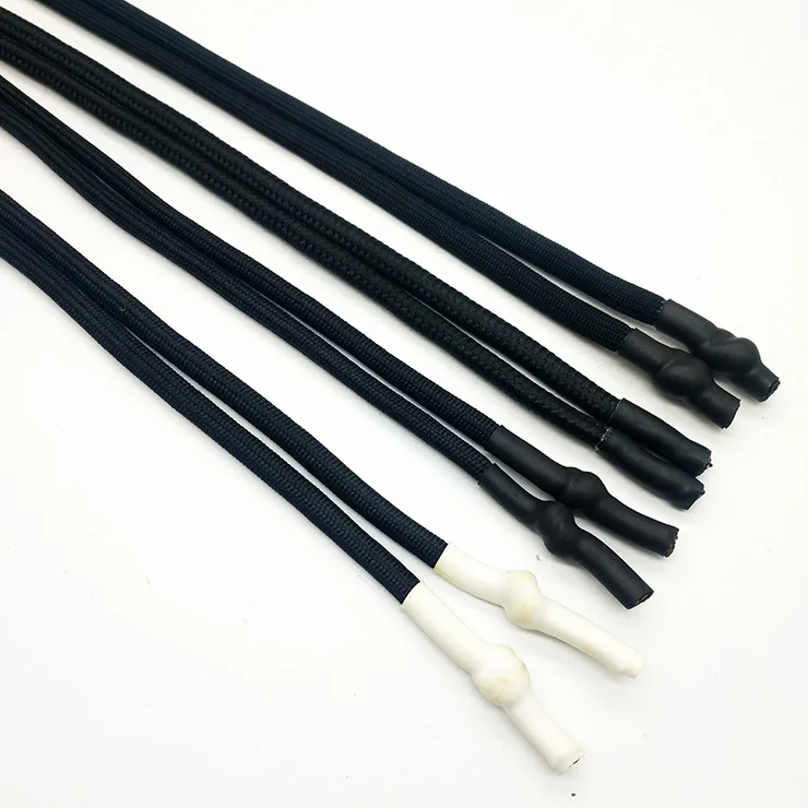 Wholesale Polyester Drawstring Cord With Heat Shrink Tube End For