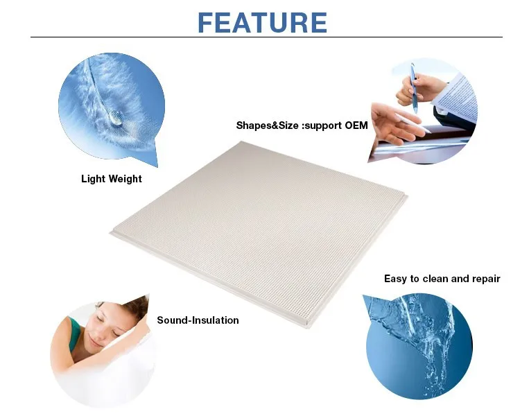 Aluminium Suspended Lay In Insulation Aluminum Suspended Ceiling