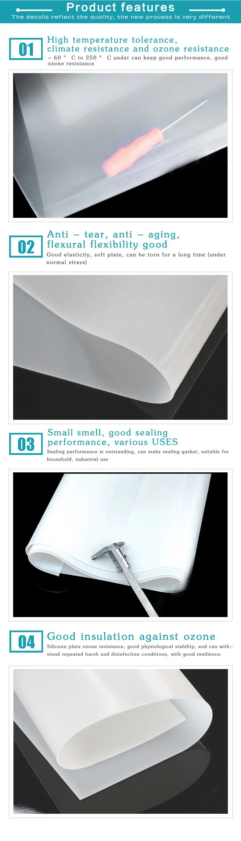 silicone rubber sheet stock