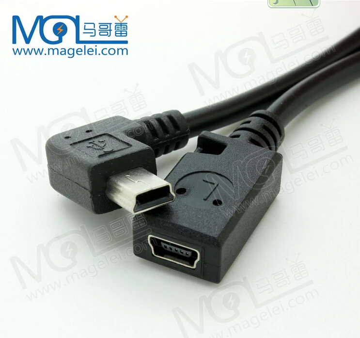 male to female mini usb cable