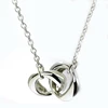 Rings Design 925 Sterling Silver/Brass Plated Pendant With Chain Mother Gifts