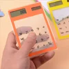 8-digits mini transparent calculator, transparent super thin calculator
