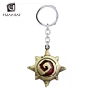 custom euro metal round coin holder advertising angel keychain maker
