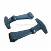Flexible rubber door catch latch