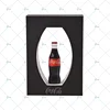 Custom fake acrylic or plastic LED beer wine cola bottle display stand for single bottle