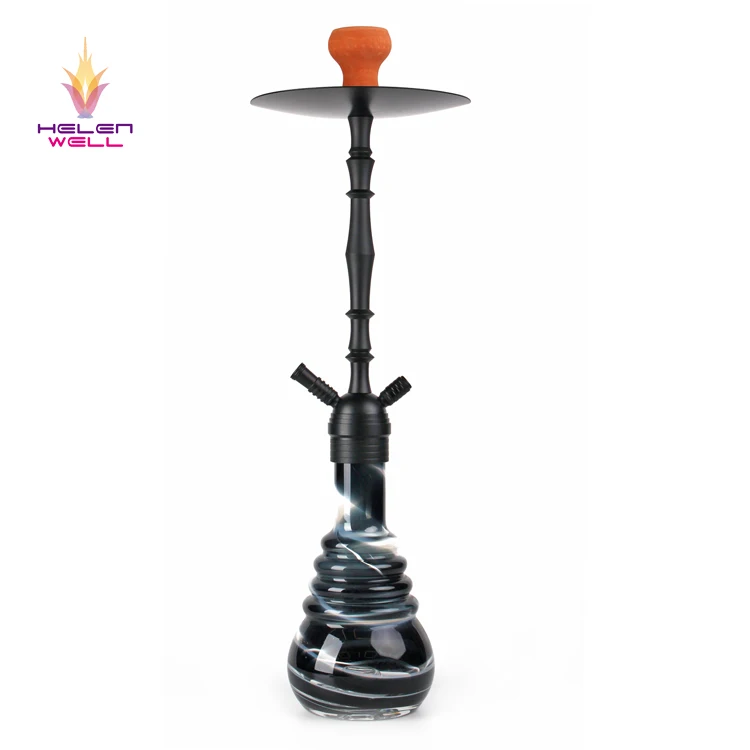 2019 Turkish Custom Smoke Hookah Shisha,Black Zinc Chicha Sheesha