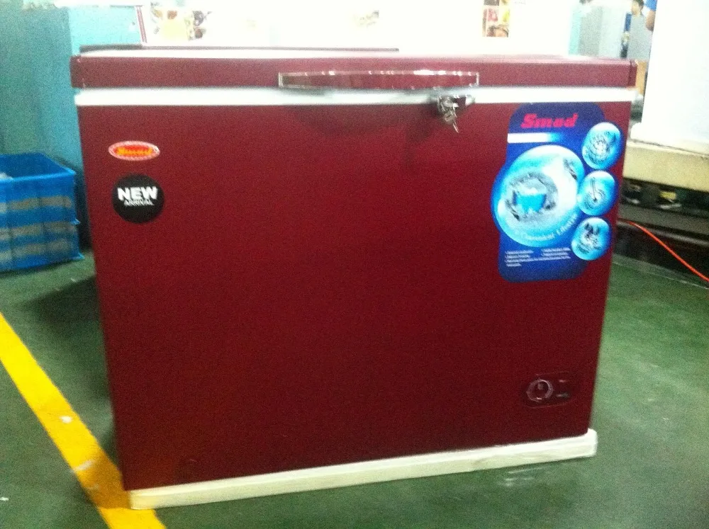 255l Red Colored Deep Freezer Price Deep Freezer With Lock Freezer Room