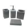Natural light weight cement bath set concrete bathroom sanitary set