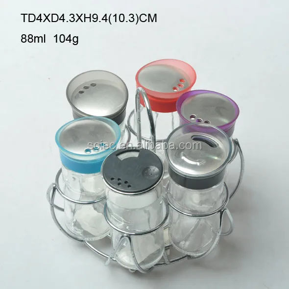 best price stainless steel salt and pepper shaker , free sample glass bottle spice jar shaker set