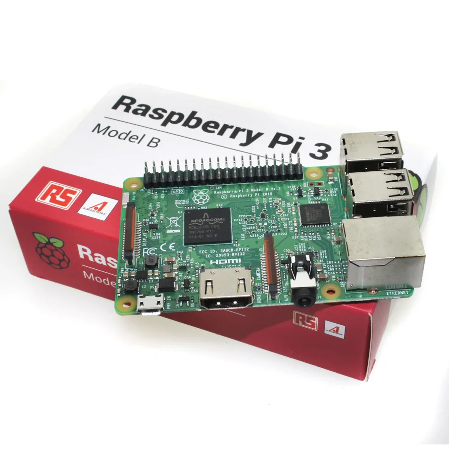 Raspberry Pi Model 3 B Wifi and Bluetooth on board