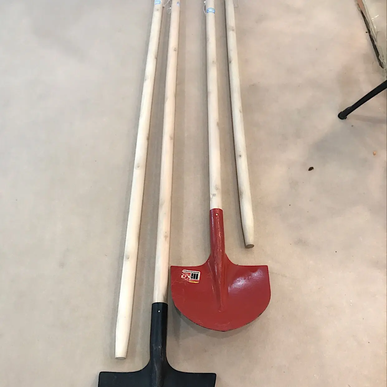 Hardwood Agricultural Tools Garden One End Tapered Natural Wooden