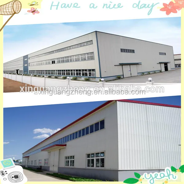 commercial prefabricated light low cost steel structure shed