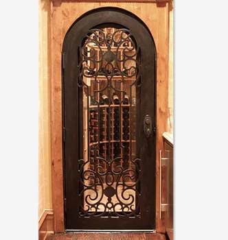 Wrought Iron Wine Cellar Door Fd 986 Buy Arch Wrought Iron