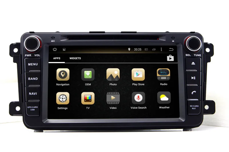 Top Android 8.0 Car DVD Player for Mazda CX-9 CX9 2009-2013 with GPS Navigation Radio Bluetooth CD SD USB WIFI Stereo 8Core 4G+32G 1