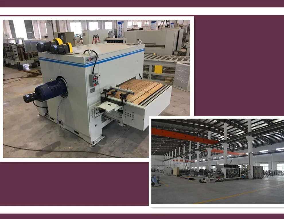 Automatic Double End Tenoner Production Line For Spc Floor Buy Spc