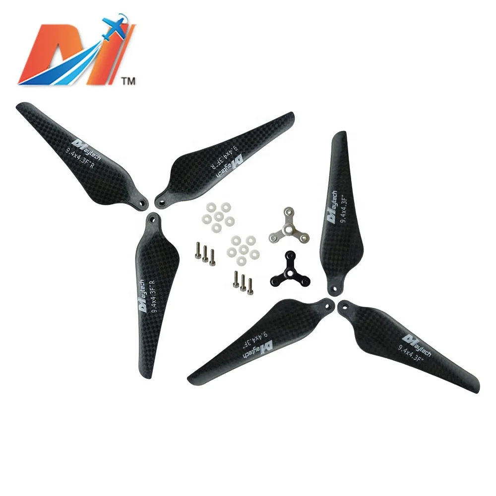Maytech 9443 Plegable De Hélice De Fibra De Carbono Prop 2 Visión