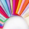 2019 hot sale soft 100% polyester organza flash strengthen tulle mesh fabric for dress