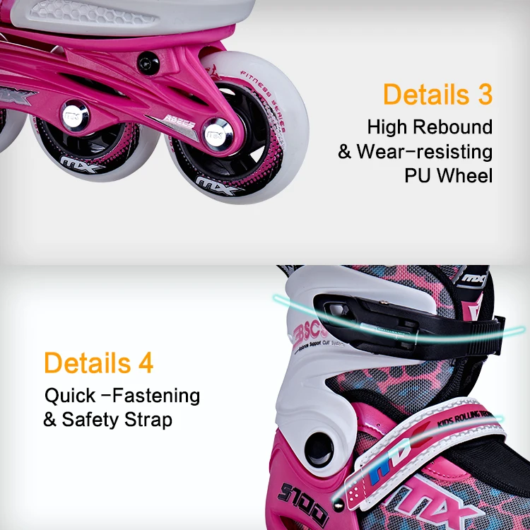 Patins Inline Roller Attach To Shoes Happy Star Quad With Pu 4 Flashing Wheel Skates Buy
