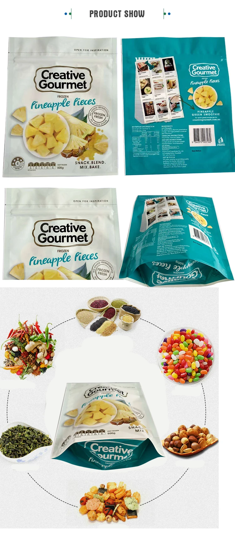Plastic Food Packing Vacuum Bag