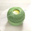 50g High quality Multicolor 100% Combed Cotton Crochet Knitting Threads Mercerized cotton pearl ball 5#8#12#