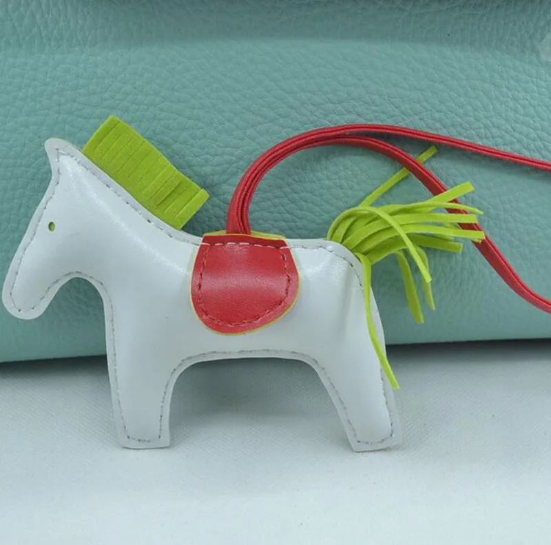 2X Kreative 3D Pferd gefuehrte Tasche Schluesselanhaenger Schluesselbund AnX2W6