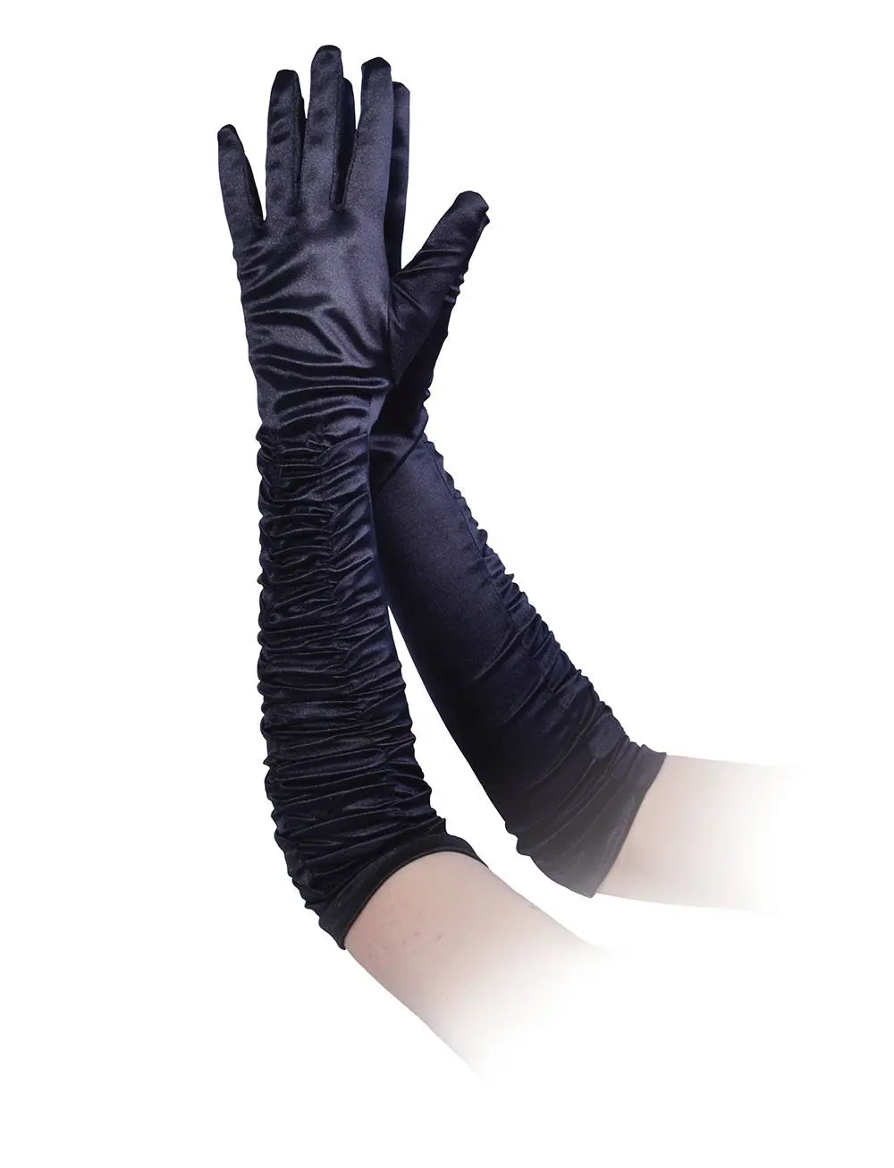 long black evening gloves plus size