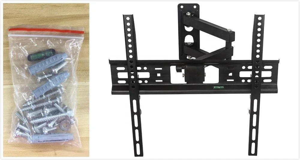 Flat Screen Tv Adjustable Mounting Bracket 360 Degrees Swivel Tv Wall