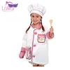 Manufacturer hot sell role play suit chef uniform for fun for child with toy accessories