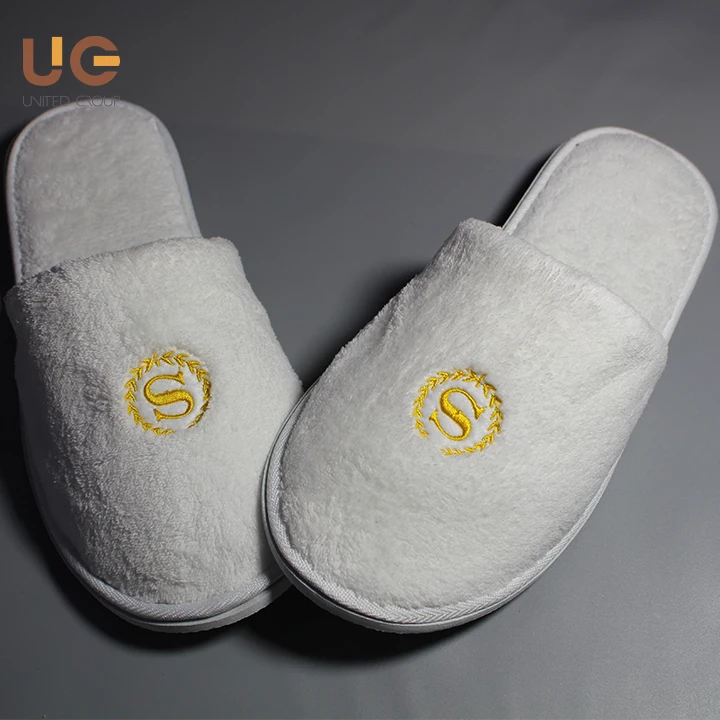 Wholesale Custom Logo Luxury Disposable Medical Slipper Hotel Slipper ...