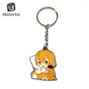anime customized make design your own silicone keychain