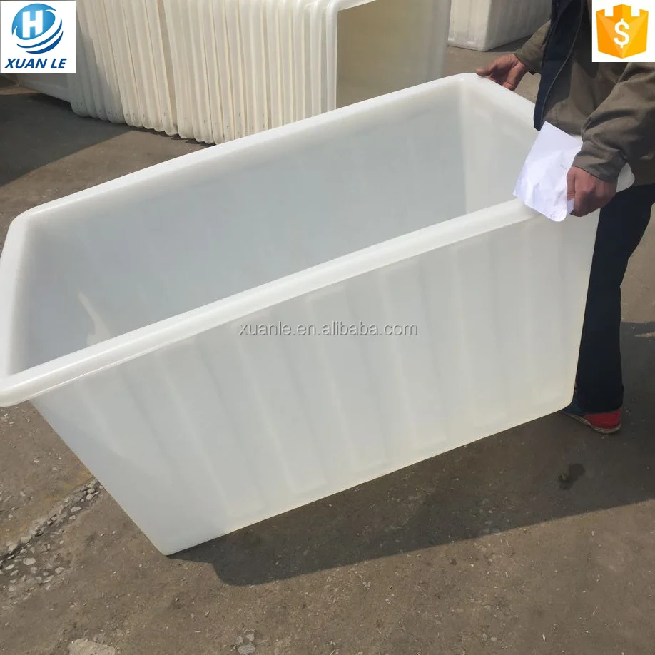 500litre Open Top Rectangular Plastic Poly Fish Hatchery Tank Made In