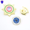 Letter N shape designed custom cute metal taekwondo badge soft enamel lapel pin for sale