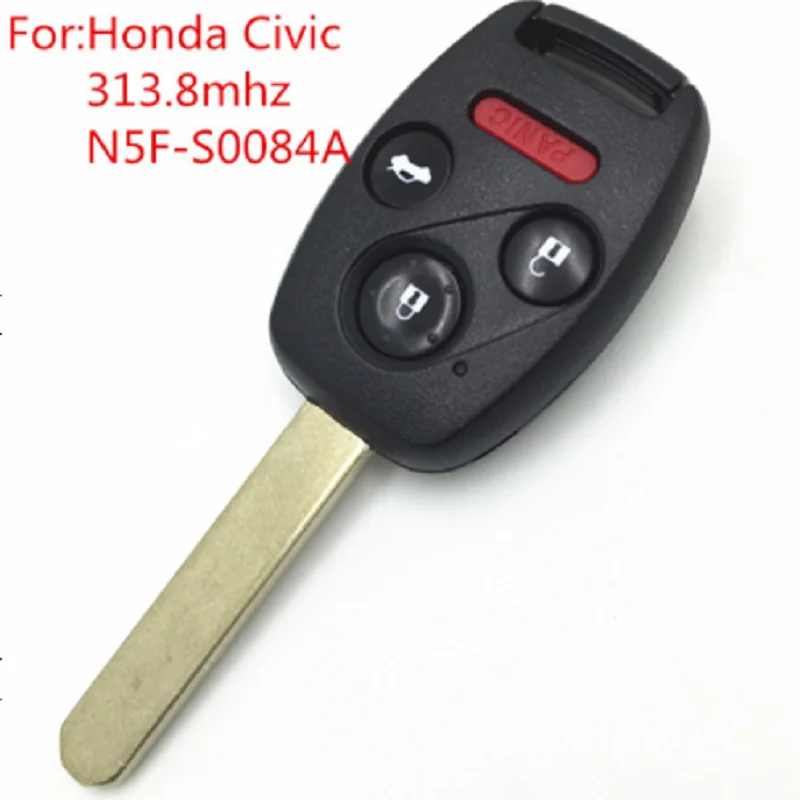 Honda Civic Key Replacement >> New Replacement Remote Car Key For 2008 2012 Honda Civic 3 1 Button 313 8mhz With Id46 Chip Fcc Id N5f F0084a Buy Car Remote Key Honda Civic Honda Civic Key Replacement >> New Replacement Remote Car Key For 2008 2012 Honda Civic 3 1 Button 313 8mhz With Id46 Chip Fcc Id N5f F0084a Buy Car Remote Key Honda Civic