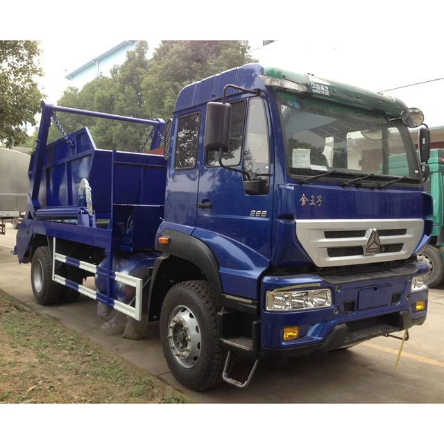 HOWO 10cbm garbage container truck 6 wheelers  garbage truck